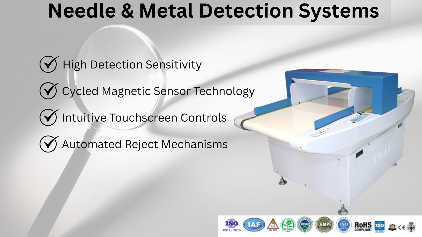 Needle & Metal Detection Systems